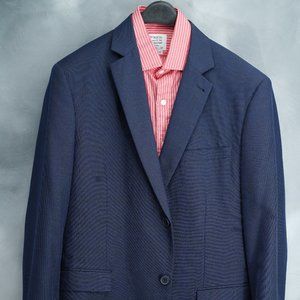 James Campbell Blue Men's Suit Blazer Jacket - Size 42R